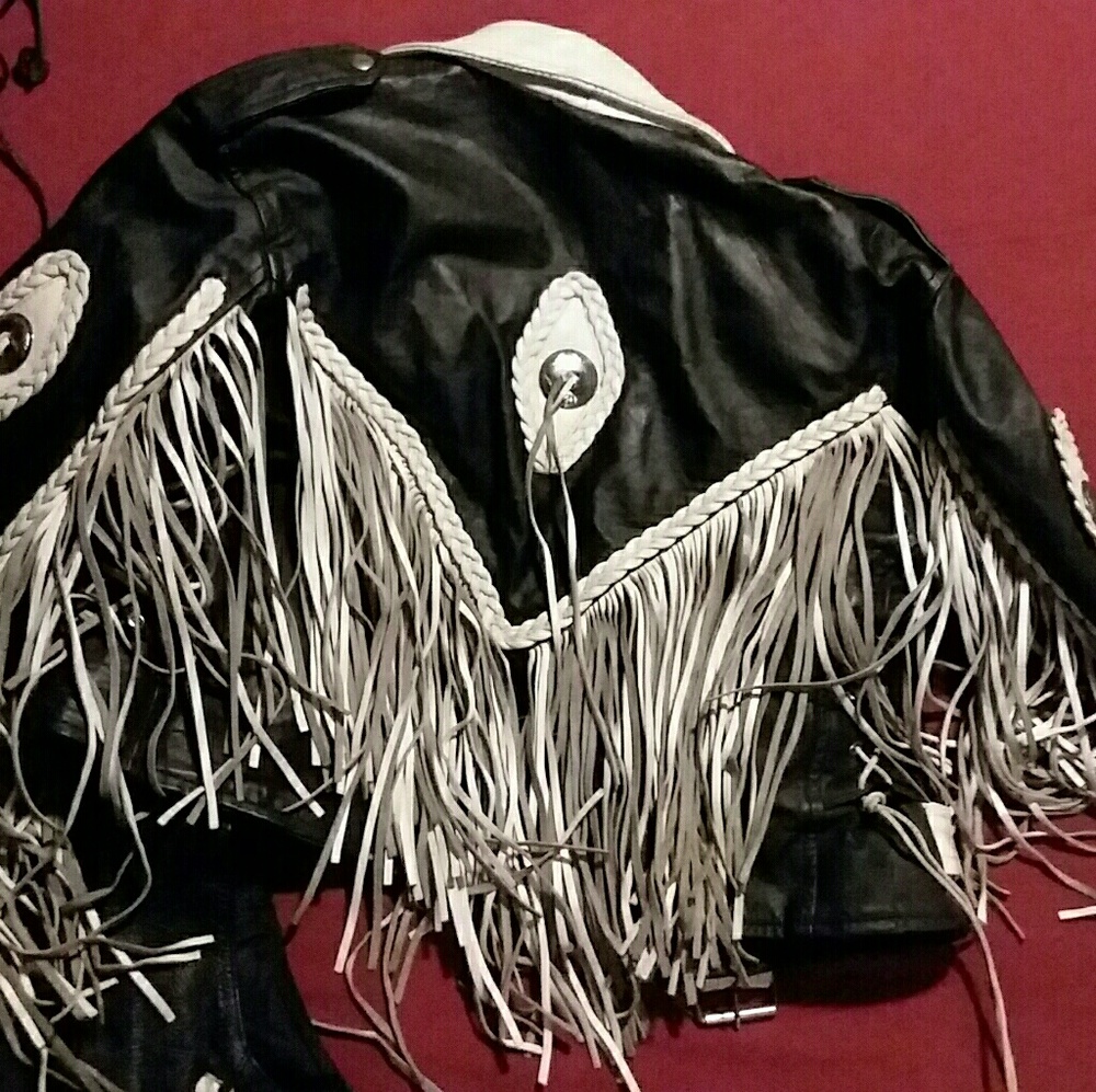 Leather set (jacket) (vest) (chaps)